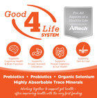 Working together to support gut health- often improving health with the very first feeding.