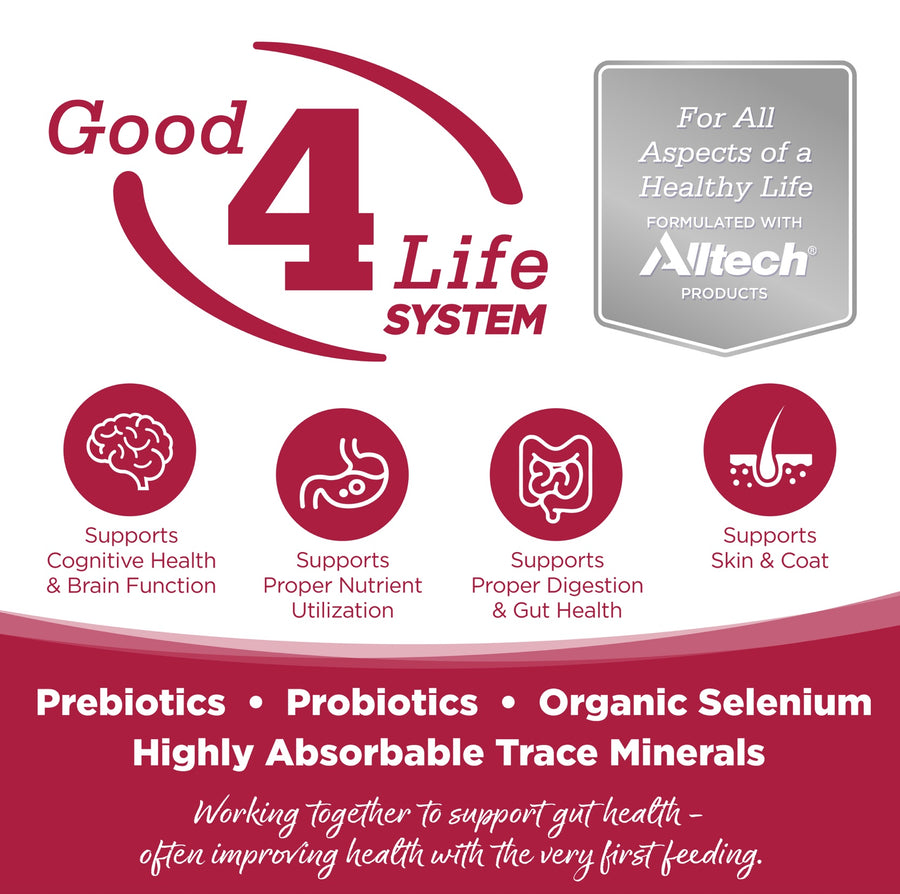 Working together to support gut health- often improving health with the very first feeding.