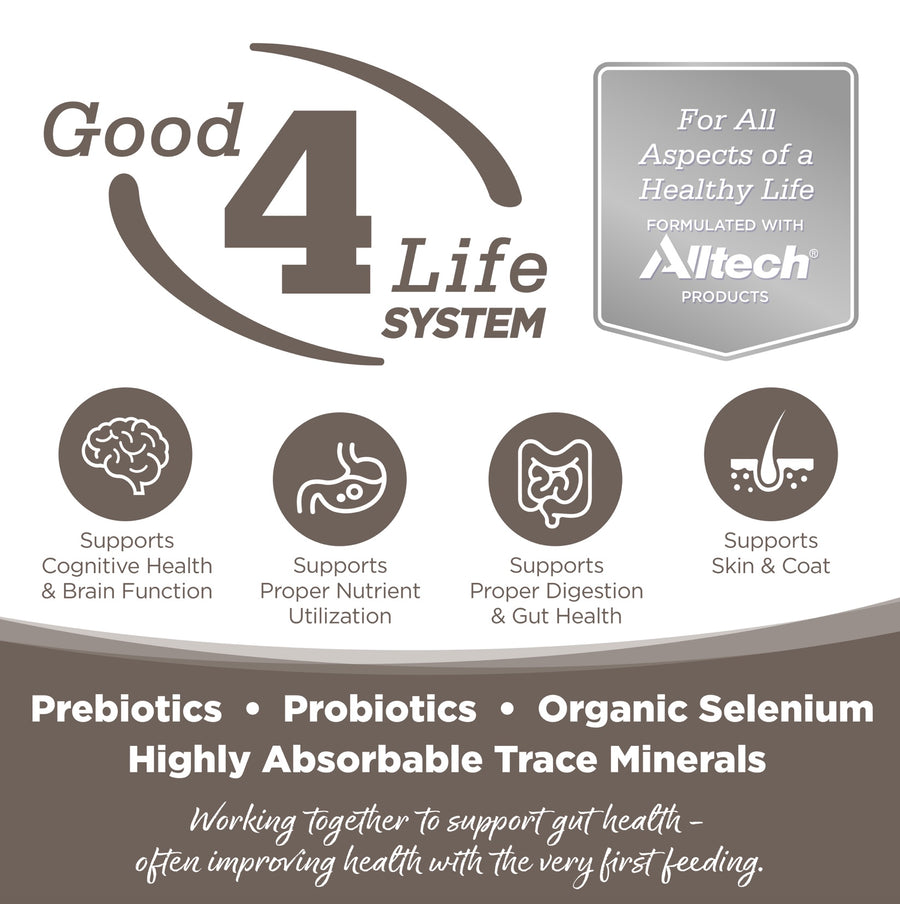 Working together to support gut health- often improving health with the very first feeding.