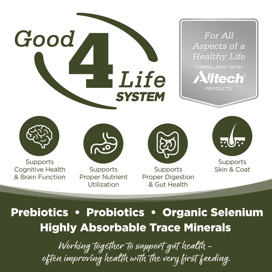 Working together to support gut health- often improving health with the very first feeding.