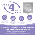 Working together to support gut health- often improving health with the very first feeding.