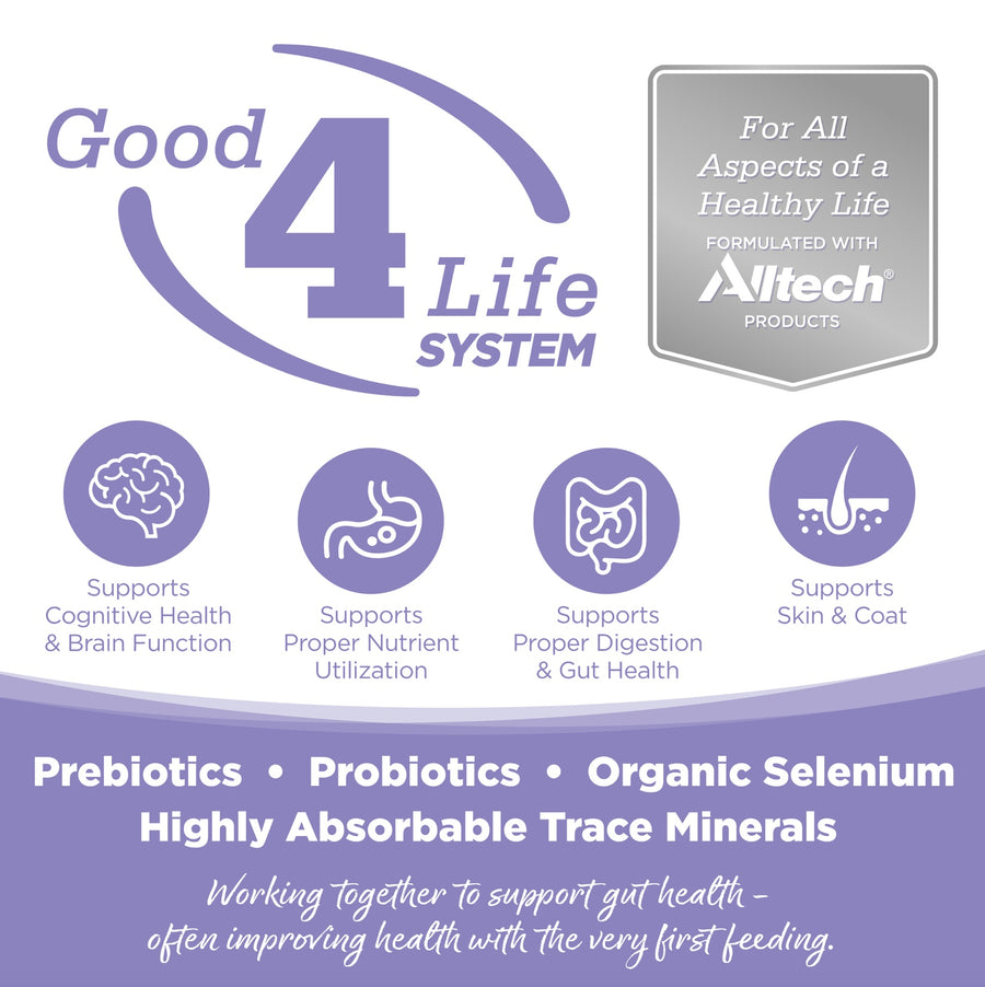Working together to support gut health- often improving health with the very first feeding.