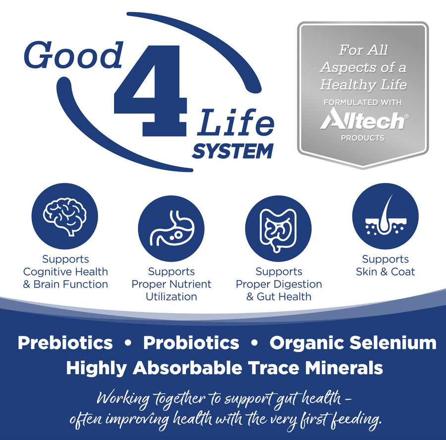 Working together to support gut health- often improving health with the very first feeding.