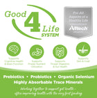 Working together to support gut health- often improving health with the very first feeding.