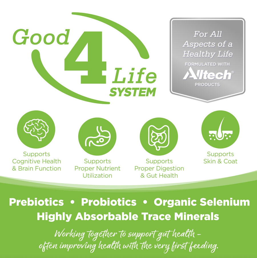 Working together to support gut health- often improving health with the very first feeding.