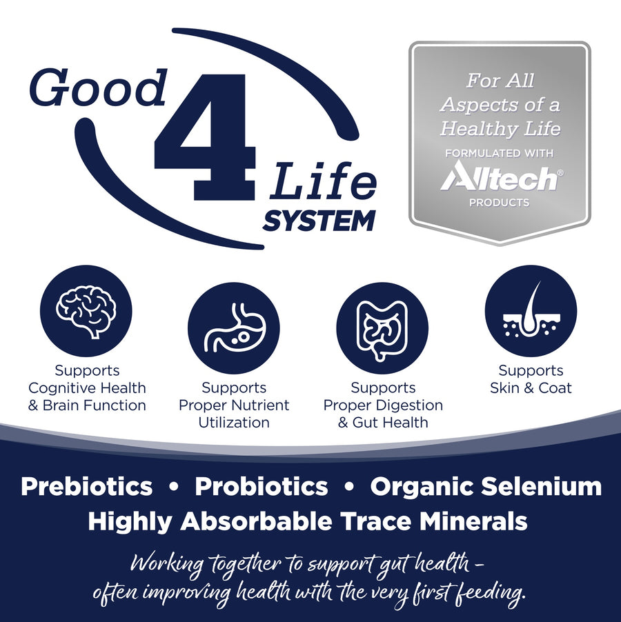 Working together to support gut health- often improving health with the very first feeding.