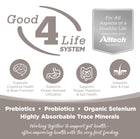 Working together to support gut health- often improving health with the very first feeding.