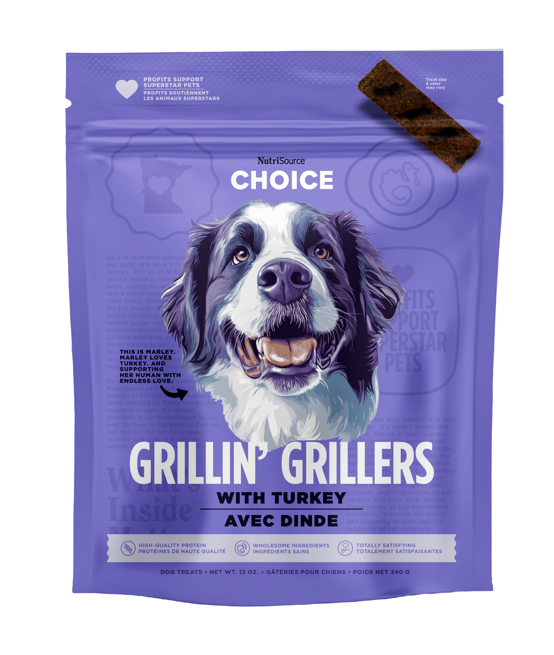 NutriSource Choice Grillin' Grillers Turkey