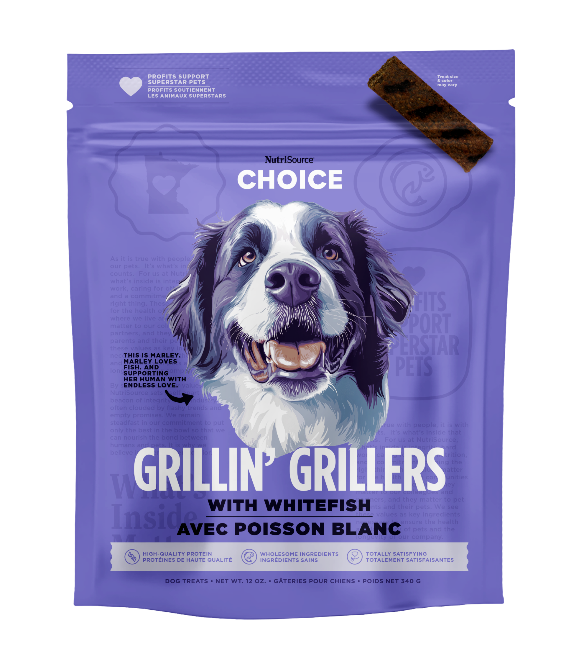 NutriSource Choice Grillin' Grillers Whitefish