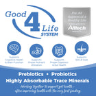 Working together to support gut health- often improving health with the very first feeding.