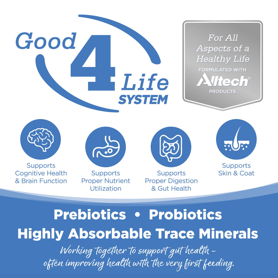 Working together to support gut health- often improving health with the very first feeding.