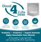 Working together to support gut health- often improving health with the very first feeding.