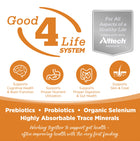 Working together to support gut health- often improving health with the very first feeding.