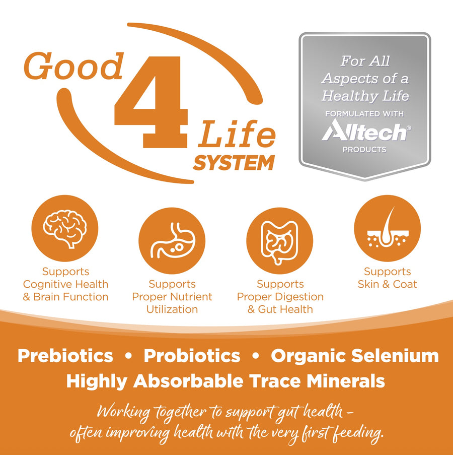 Working together to support gut health- often improving health with the very first feeding.
