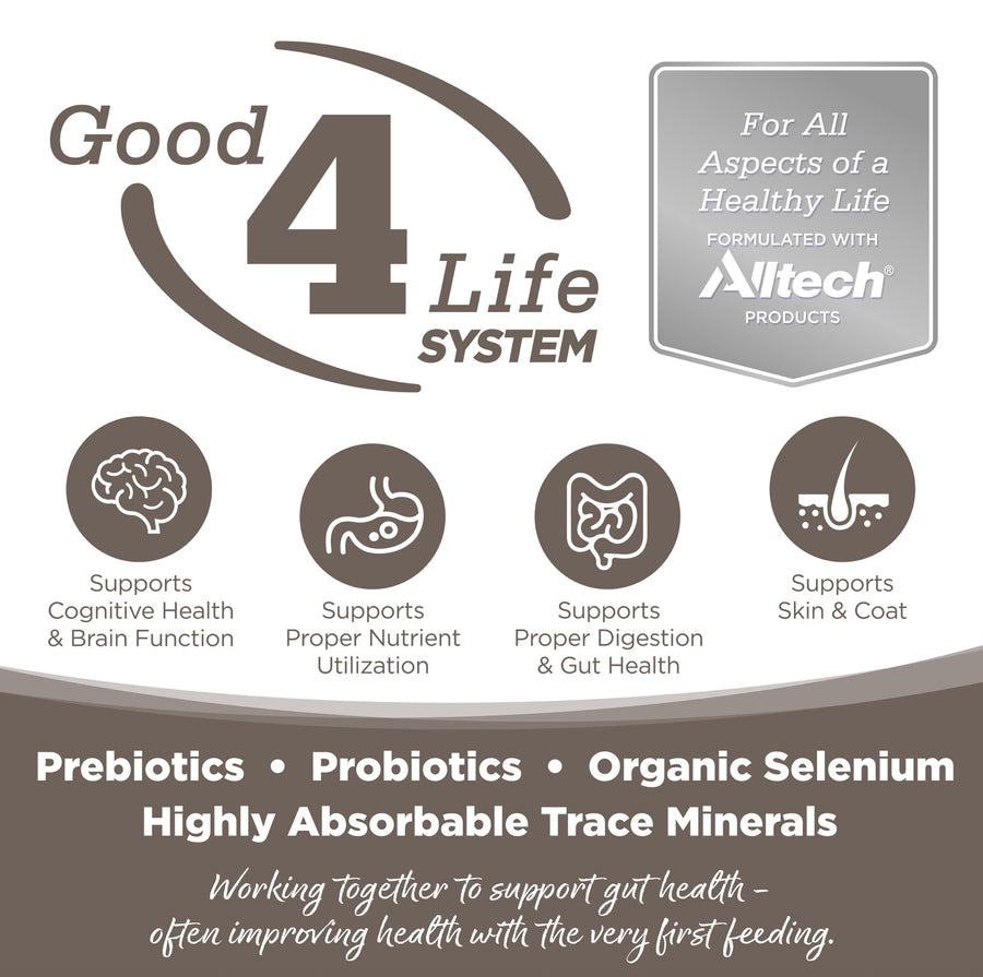 Working together to support gut health- often improving health with the very first feeding.