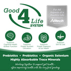 Working together to support gut health- often improving health with the very first feeding.