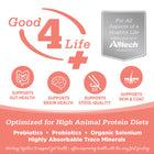 Working together to support gut health- often improving health with the very first feeding.