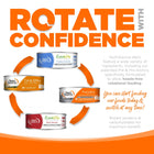 Rotate with confidence. You can start feeding our foods today and switch at any time. 