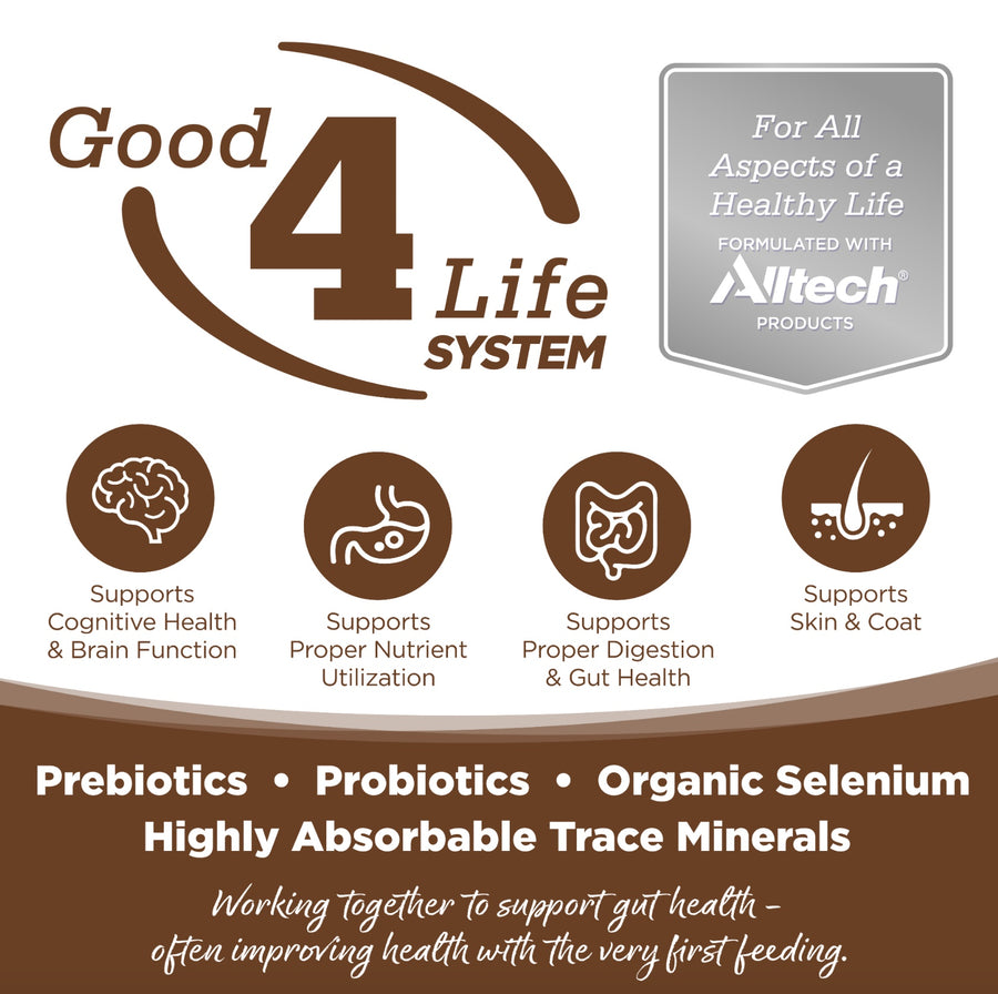 Working together to support gut health- often improving health with the very first feeding.
