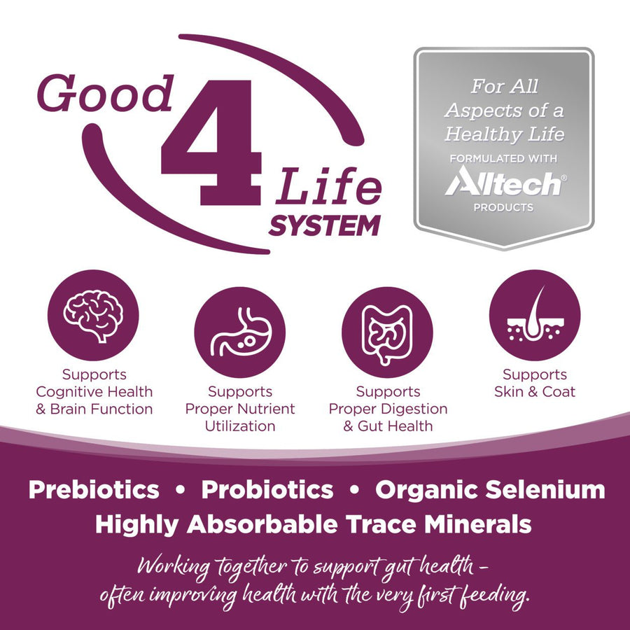 Working together to support gut health- often improving health with the very first feeding.