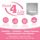 Working together to support gut health- often improving health with the very first feeding.