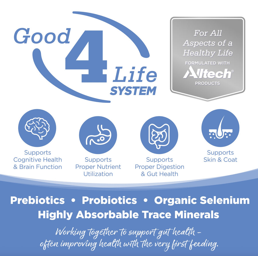 Working together to support gut health- often improving health with the very first feeding.
