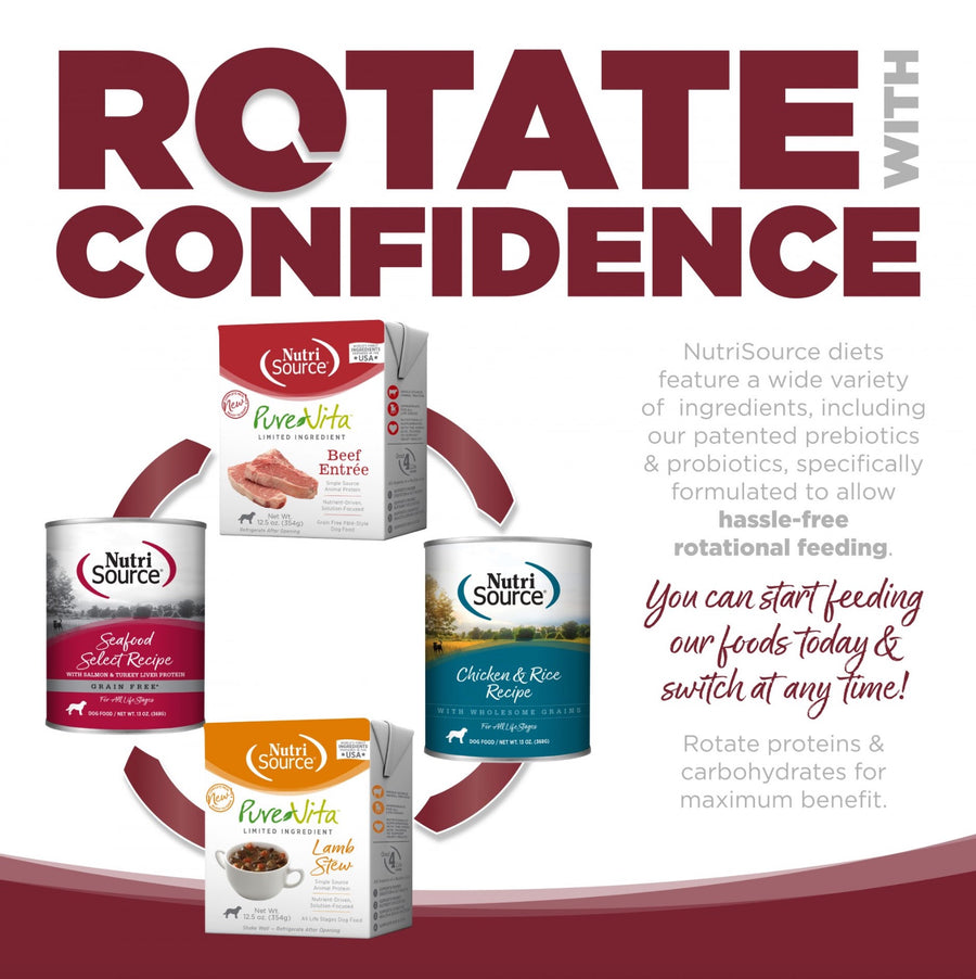 Rotate with confidence. You can start feeding our foods today and switch at any time. 