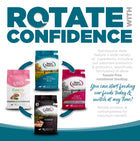 Rotate with confidence. You can start feeding our foods today and switch at any time. 