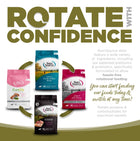 Rotate with confidence. You can start feeding our foods today and switch at any time. 