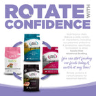Rotate with confidence. You can start feeding our foods today and switch at any time. 