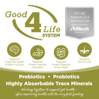Working together to support gut health- often improving health with the very first feeding.