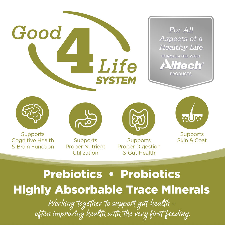 Working together to support gut health- often improving health with the very first feeding.