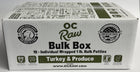 Side Packaging of OC Raw Turkey & Produce Frozen Raw Dog Bulk Box