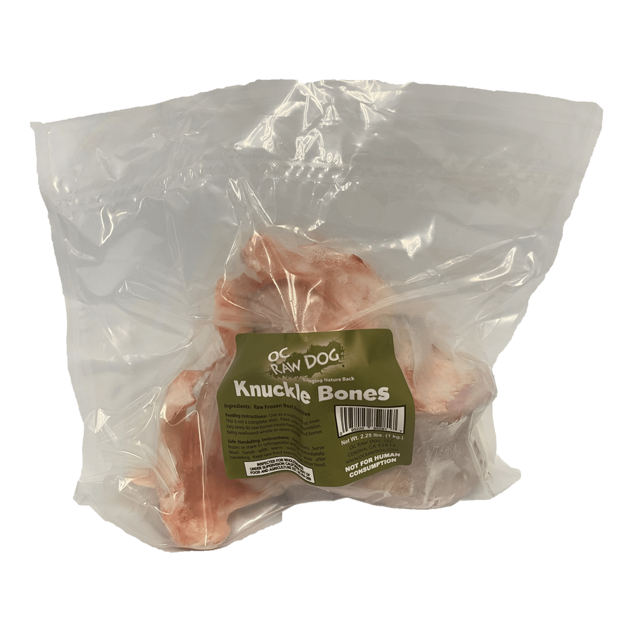 oc raw dog frozen knuckle bones bag min square