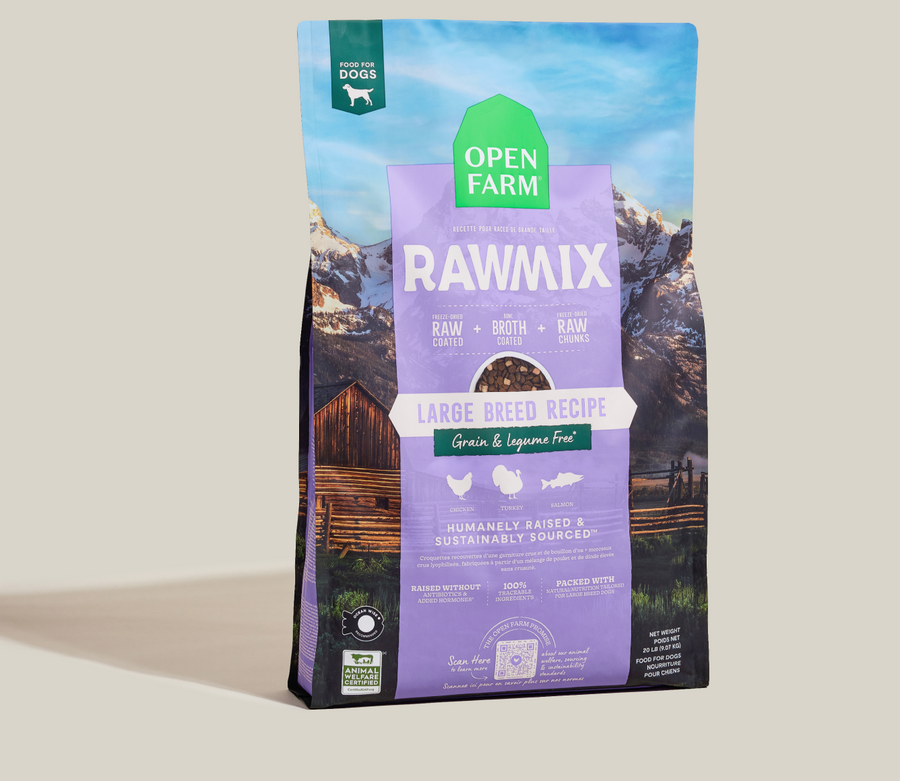 Open Farm RawMix Large Breed Grain-Free Chicken, Turkey, and Salmon Formula Dry Dog Food