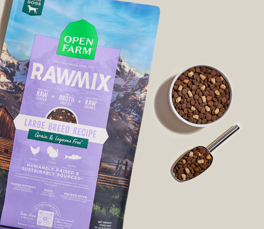 Open Farm RawMix Large Breed Grain-Free Chicken, Turkey, and Salmon Formula Dry Dog Food