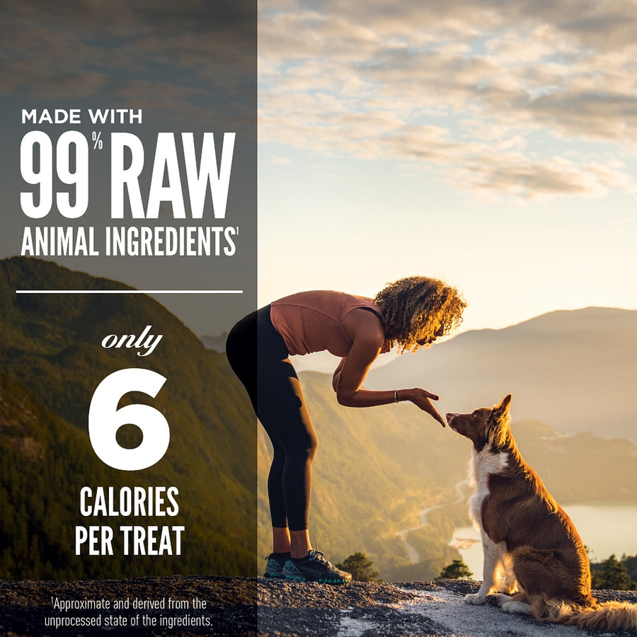 *Made with 99% Raw Aimal Ingredients
*Only 6 Calories per Treat