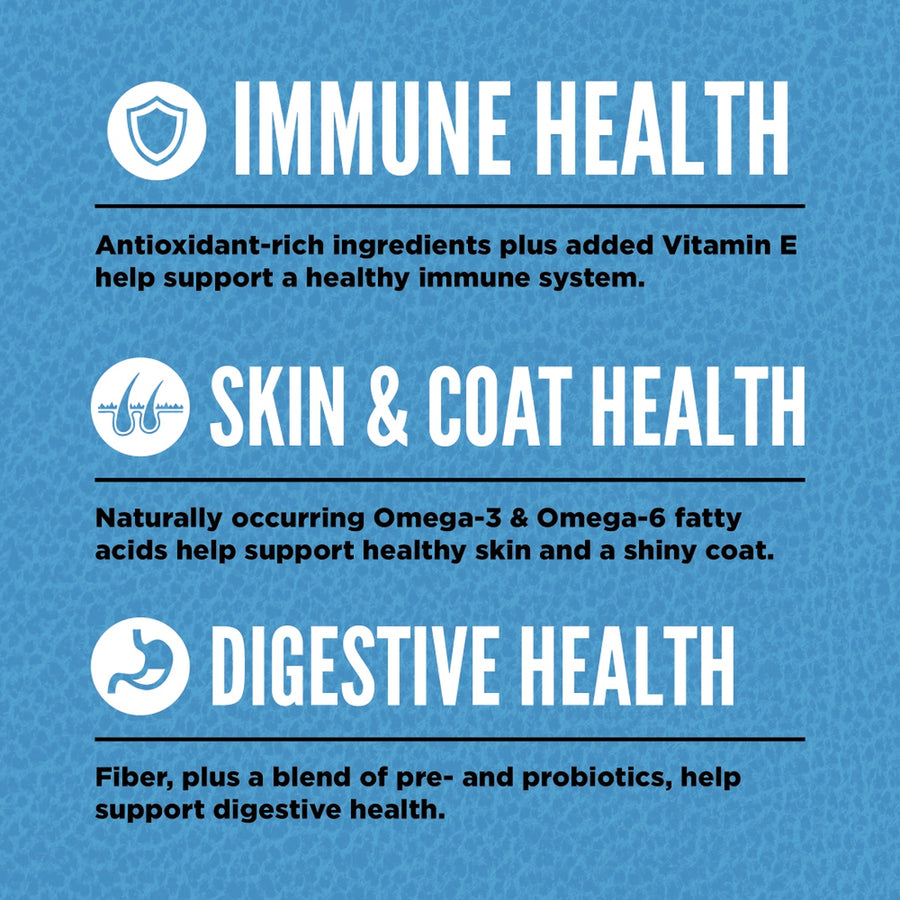 *Immune Health
*Skin & Coat Health
*Digestive Health