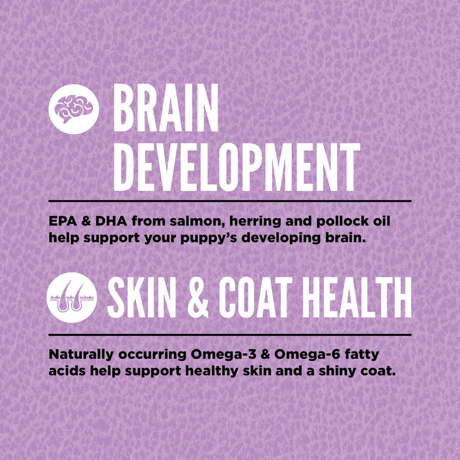 *Brain Development
*Skin & Coat Health