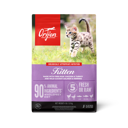 ORIJEN Chicken, Turkey, and Salmon Formula Kitten Food