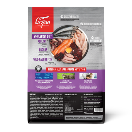 ORIJEN Chicken, Turkey, and Salmon Formula Kitten Food