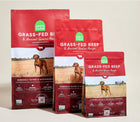 Open Farm Beef and Ancient Grains Dry Dog Food different sizes.