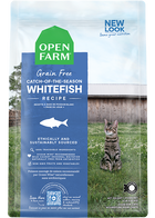 Open Farm Catch-of-the-Season Whitefish Grain Free Dry Cat Food 4lb, Front of bag