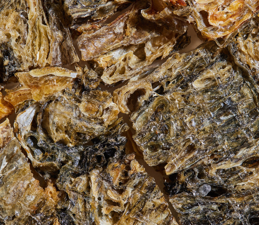 Cod Skin Dehydrated Treats.