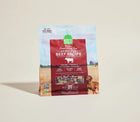 Open Farm Freeze Dried Raw Grass-Fed Beef Morsels For Dogs front of bag.