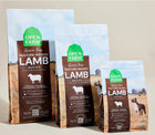Open Farm Grain Free Pasture-Raised Lamb Dry Dog Food different sizes.