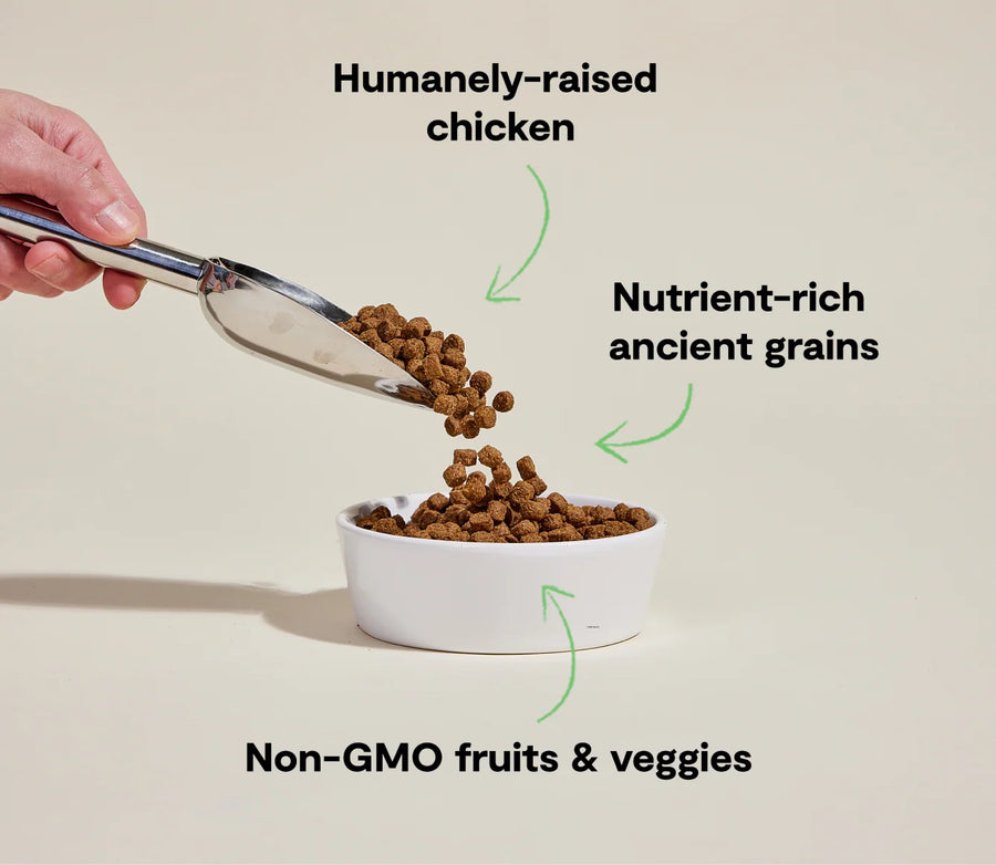 *Humanley-raised chicken
*Nutrient-rich ancient grains
*Non-GMO fruits & veggies