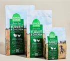 Open Farm Homestead Turkey and Chicken Grain Free Dry Dog Food different sizes.