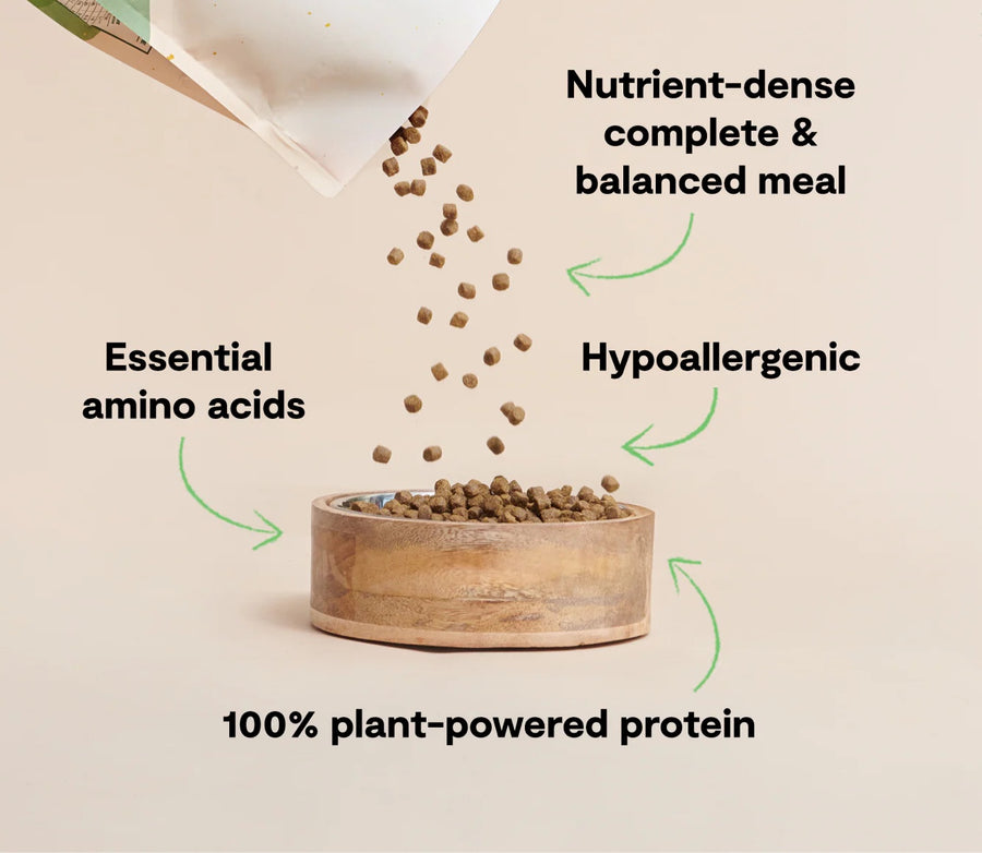 *Nutrient-dense complete & balanced meal
*Hypoallergenic
*Essential amino acids
*100% plant-powdered protein