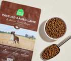 Open Farm Pasture-Raised Lamb & Ancient Grains Dry Dog Food Serving.